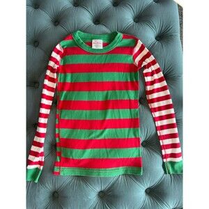 Hanna Andersson Girls Holiday Pajamas, Size 140 (US 10) Top Only